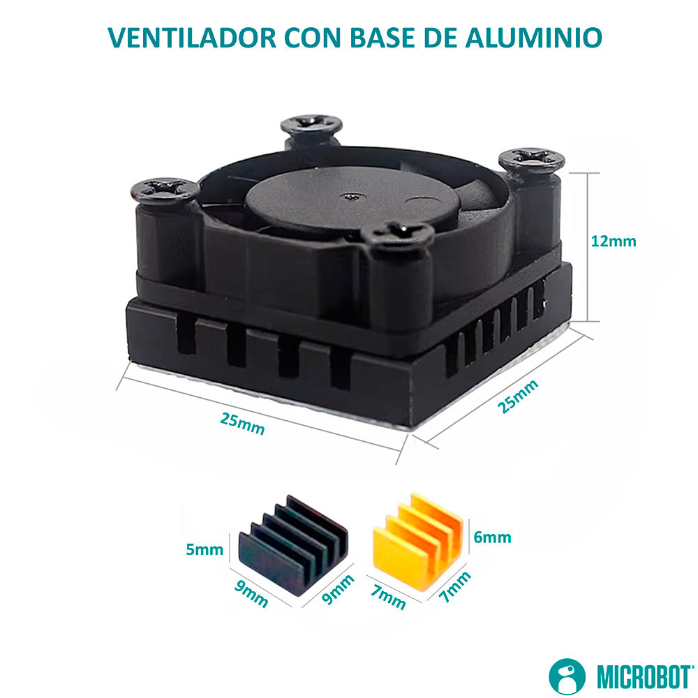 Raspberry Pi 3 B+ Starter Kit - Serie Standard (SD 64GB, Fuente Oficial 2.5A y Case)