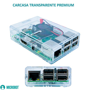 Raspberry Pi 3 B+ Starter Kit - Serie Standard (SD 64GB, Fuente Oficial 2.5A y Case)