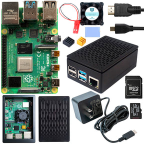 Raspberry Pi 4 Starter Kit - Serie Standard (Edición Black ABS)