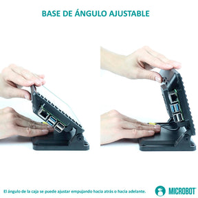 Kit HMI Raspberry Pi 4 Pantalla Táctil 7 Pulgadas SD 64GB