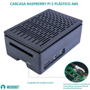 Raspberry Pi 5 Starter Kit - Serie Standard (Fuente 27W, Case y SD 64GB)