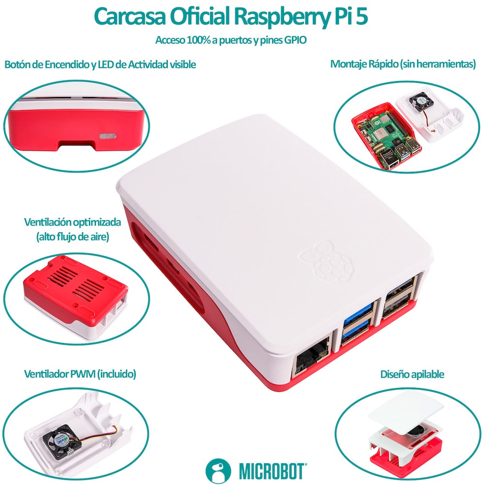 Raspberry Pi 5 Starter Kit - Serie Standard (Edición Oficial)