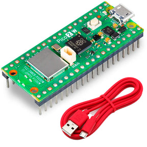 Kit Raspberry Pi  Pico 2 W RP2350 WiFi BT Headers Soldados