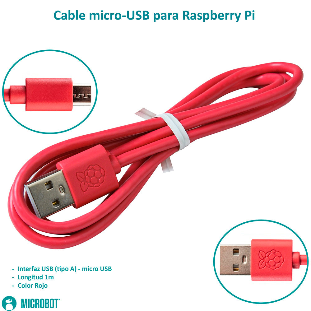 Kit Raspberry Pi Pico W RP2040 con Headers y Cable | WiFi IoT