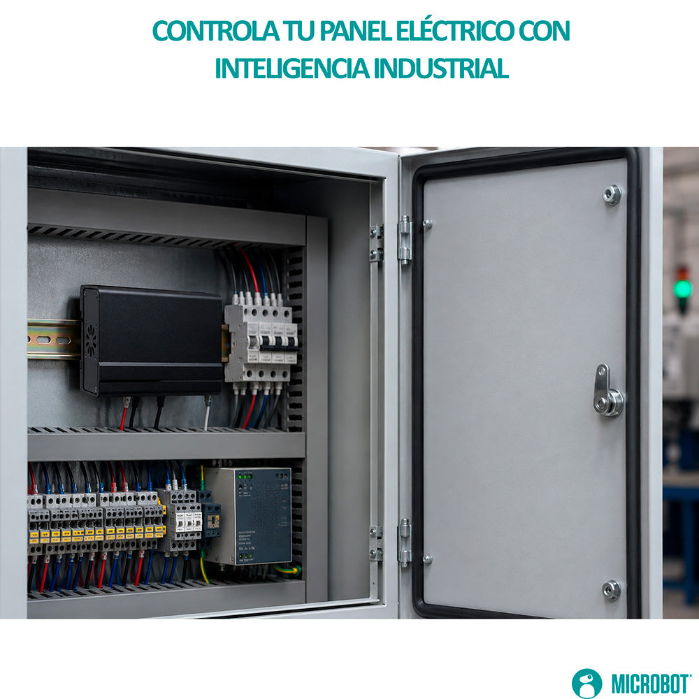 Mini PC Industrial Raspberry Pi 4 4GB Aluminio DIN Rail (SD 64GB)