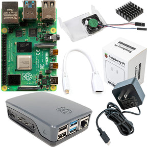 Kit Raspberry Pi 4 Esencial Oficial (15W, Adaptador micro-HDMI)