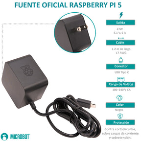 Kit Raspberry Pi 5 Argon NEO Standard (27W, SD 64GB)
