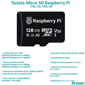 Kit Raspberry Pi 5 Flirc Aluminio - Serie Standard (27W, SD 128GB)