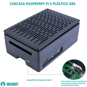 Kit Raspberry Pi 5 Esencial Active Cooler (Fuente 27W)