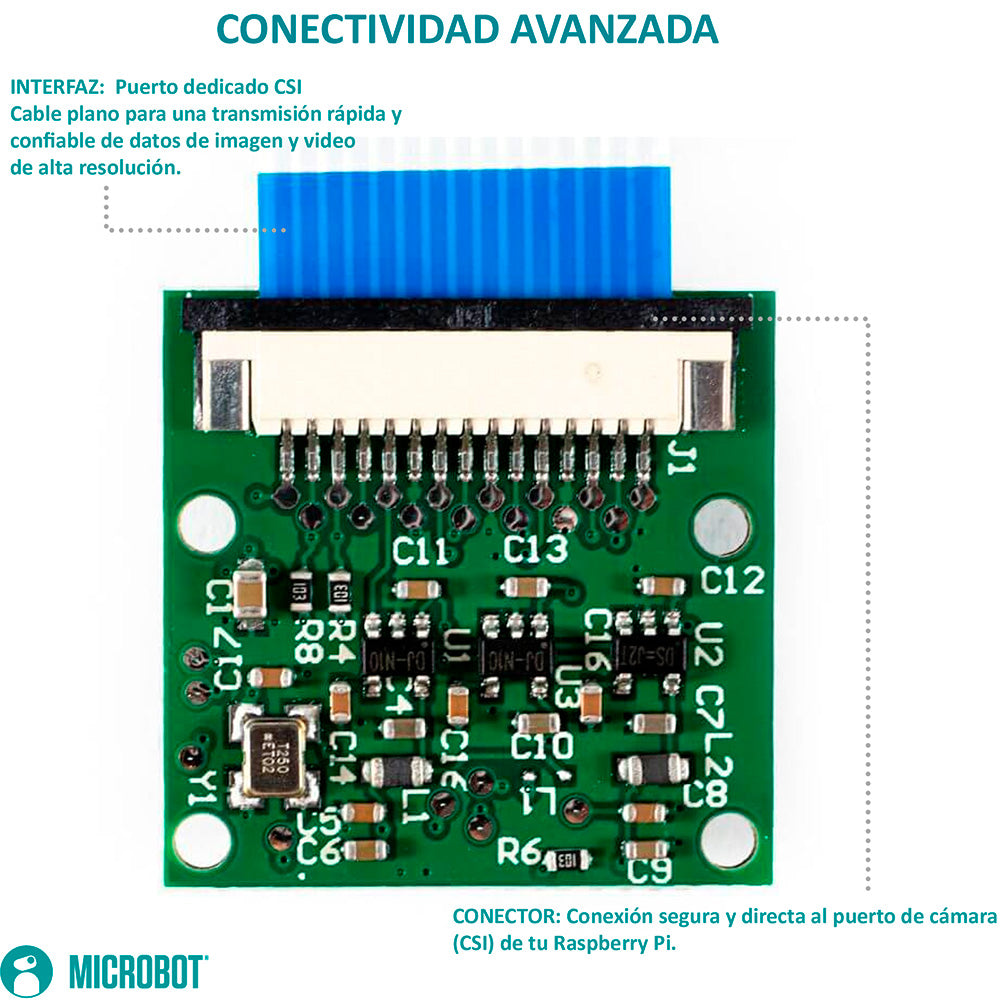 Cámara Raspberry Pi 5MP V1.3 OV5647 CSI 1080p