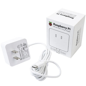 Fuente Oficial Raspberry Pi 15W USB-C 5.1V 3A Pi 4 y Pi 400