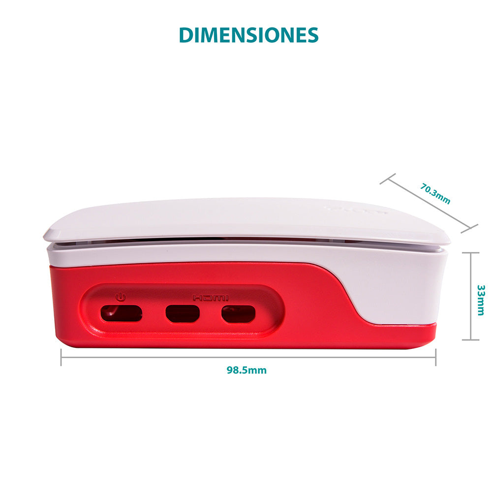 Carcasa Oficial Raspberry Pi 5 (Case) con Ventilador PWM