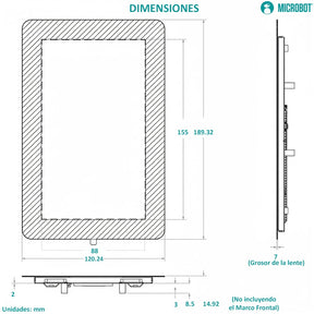 Raspberry Pi Touch Display 2 - Pantalla Oficial 7" HD (720x1280)