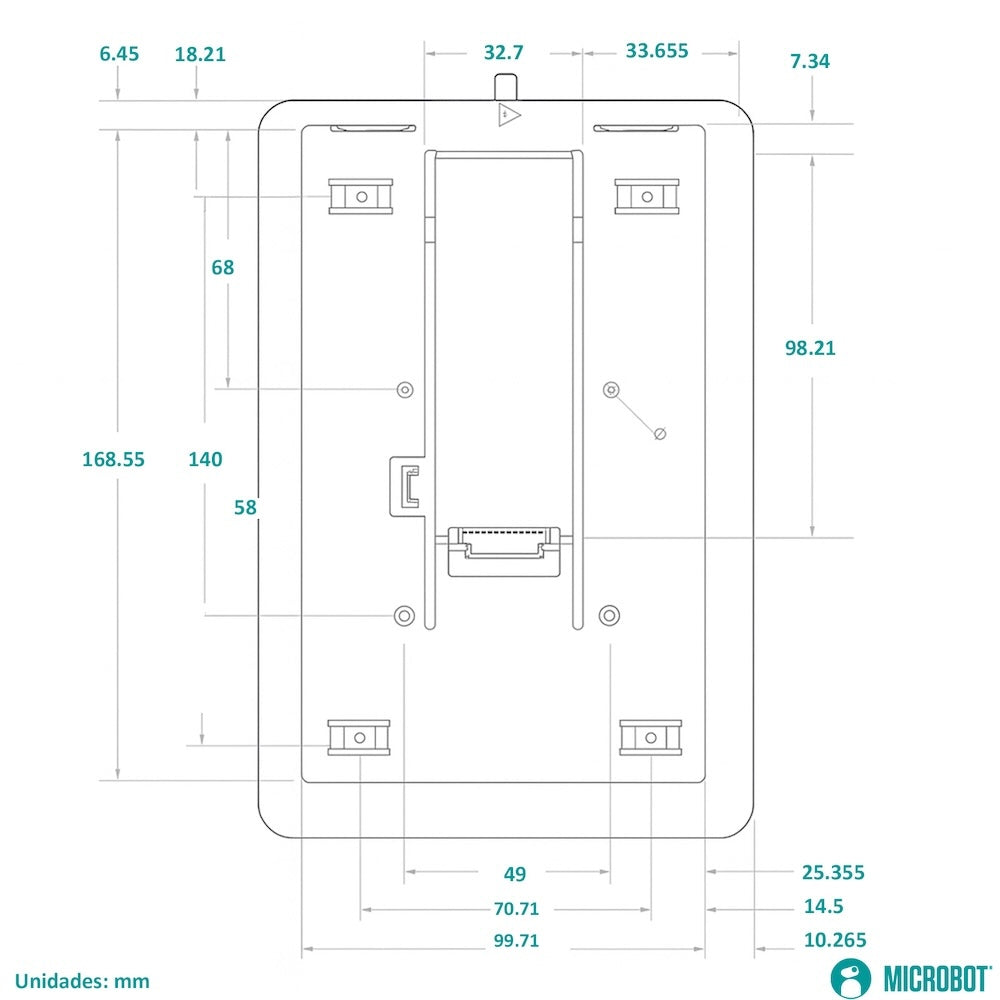 Raspberry Pi Touch Display 2 - Pantalla Oficial 7" HD (720x1280)