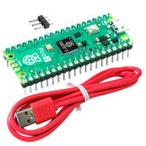 Kit Raspberry Pi Pico 2 RP2350 Header Soldado Cable Oficial