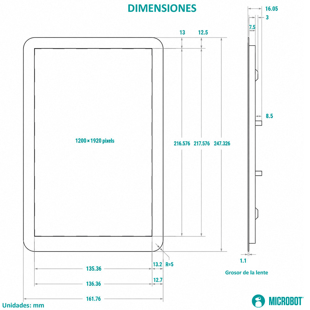 Pantalla Táctil 10 Pulgadas Raspberry Pi Touch Display 2 HMI DSI