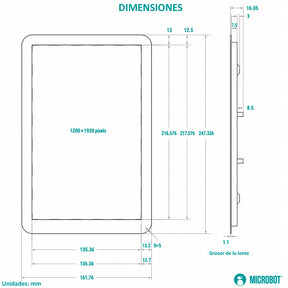 Pantalla Táctil 10 Pulgadas Raspberry Pi Touch Display 2 HMI DSI