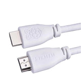 Cable HDMI Oficial Raspberry Pi 1 Metro Blanco