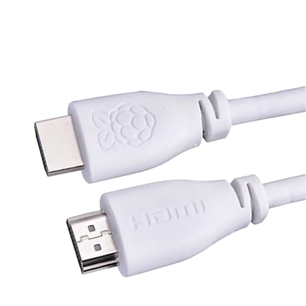 Cable HDMI Oficial Raspberry Pi 1 Metro Blanco