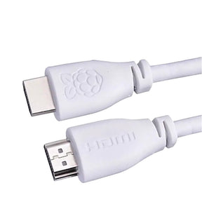 Cable HDMI Oficial Raspberry Pi 1 Metro Blanco