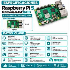 Raspberry Pi 5 - 16GB RAM