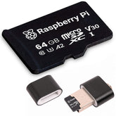 Micro SD Oficial Raspberry Pi Clase 10 A2 V30 (con Raspberry Pi OS)