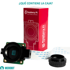 Cámara HQ Raspberry Pi 12.3MP Sony IMX477 con Montura C/CS