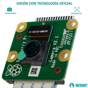 Cámara Raspberry Pi V2 8MP IMX219 Oficial CSI