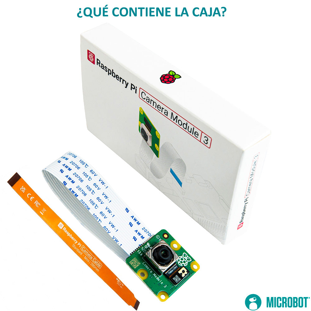 Cámara Raspberry Pi Module 3 12MP Autofocus IMX708