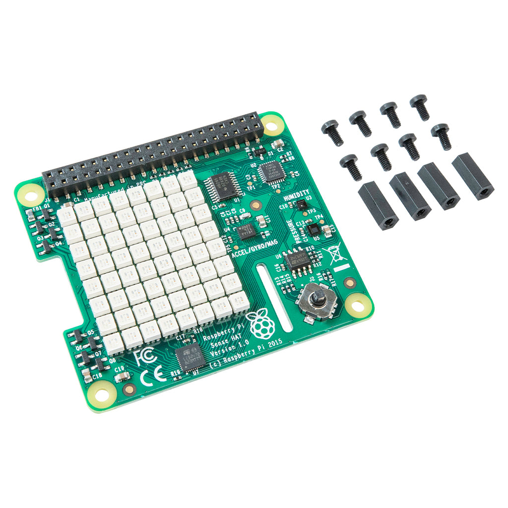 Sense Hat Arduino Raspberry Pi Sense HAT – Microbot México