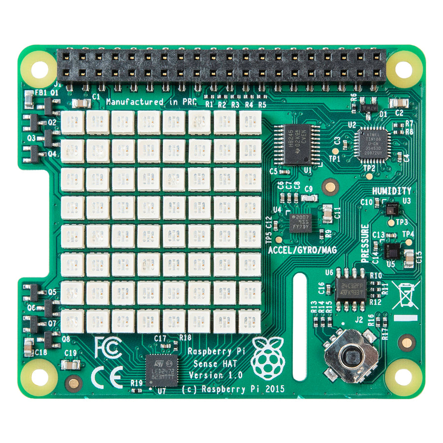 Sense Hat Arduino Raspberry Pi Sense HAT – Microbot México