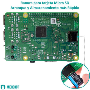 Raspberry Pi 3 Modelo B 1GB RAM BCM2837 WiFi/BT