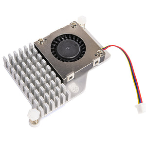 Disipador Activo Oficial Raspberry Pi 5 Ventilador PWM Aluminio