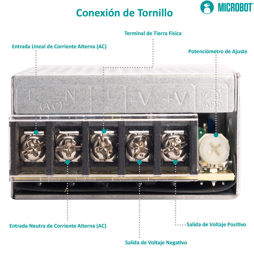 Fuente Mean Well RS-15-12 12V 15W Industrial Original IoT