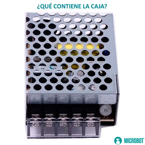 Fuente Conmutada 5V 3A 15W Mean Well RS-15-5 Industrial