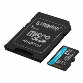 Memoria MicroSD Kingston Canvas Go Plus - Clase 10 A2 Original (Para Raspberry Pi / Android)
