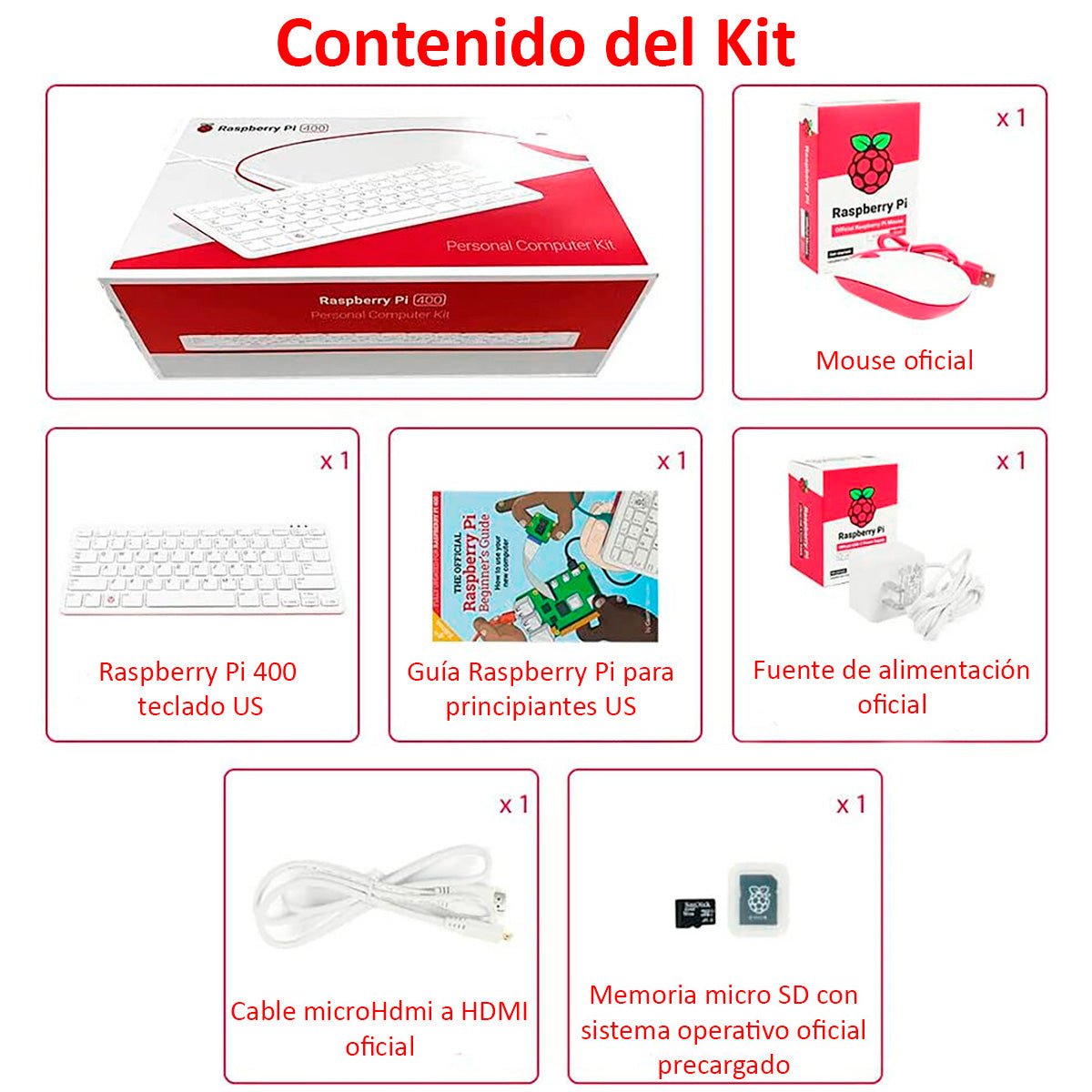 Kit Raspberry Pi 400 Oficial