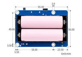 Kit Módulo Batería UPS HAT Raspberry Pi 5A Pin Pogo