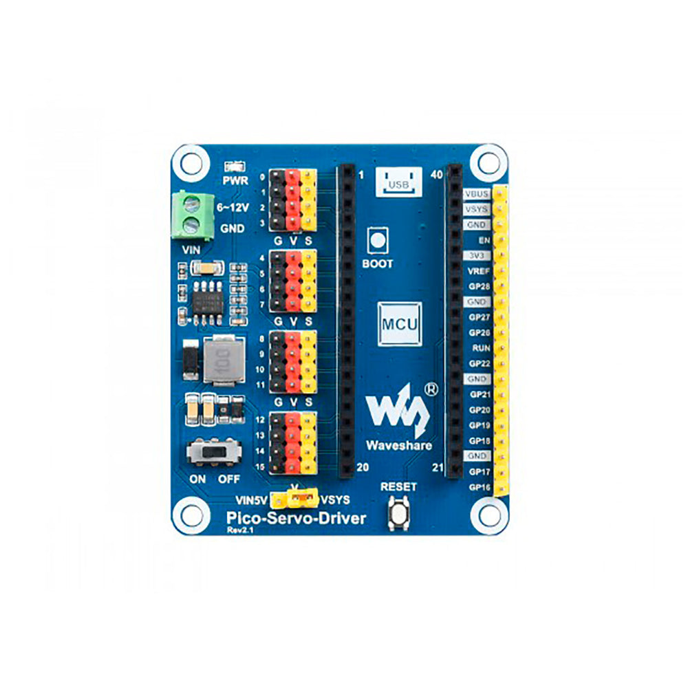 creating a character device driver for raspberry pi... Hat Pico Servo Driver para Pico W – Microbot México