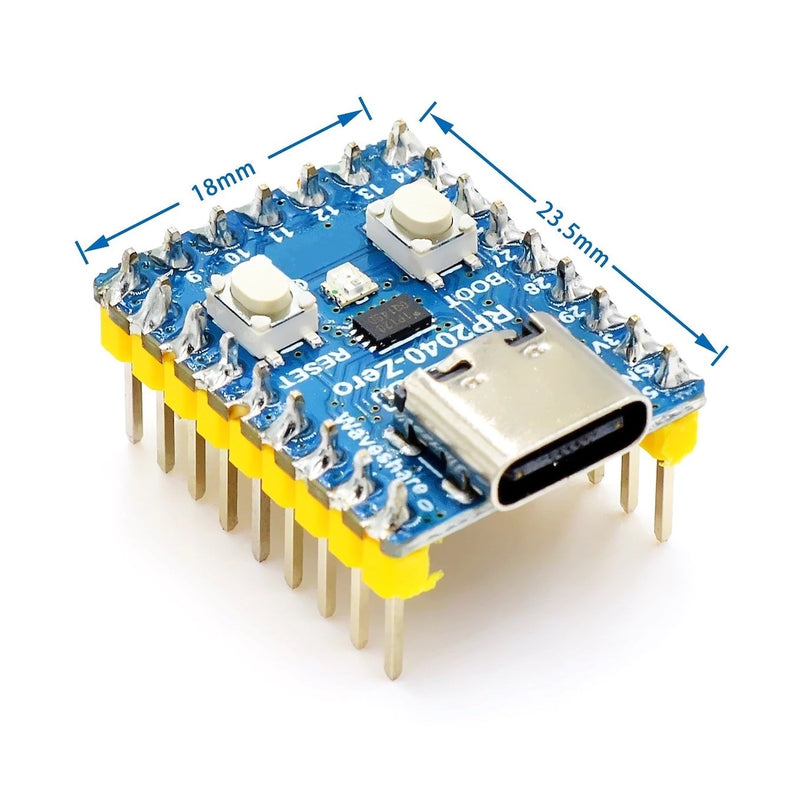 RP2040 Zero Raspberry Pico Mini – Microbot México